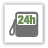 24h geöffnet